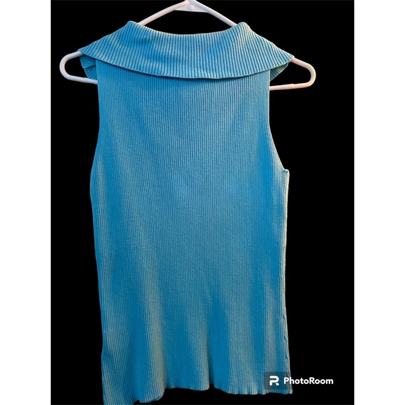 👚✨Pierre Cardin Cowl-neck sleeveless sweater. 3 tops for $20 - Picture 2 of 3
